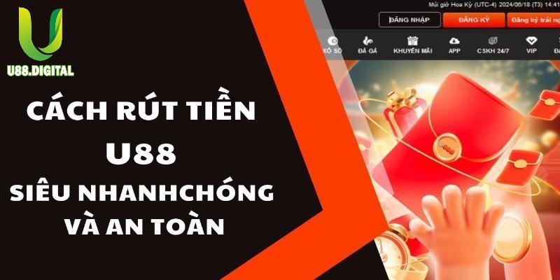 Hướng dẫn 3 cách rút tiền U88 được nhiều người ưa chuộng